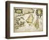 Map of Eastern Canada and Newfoundland, 1692-null-Framed Giclee Print