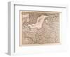 Map of Eastern Europe, 1872-null-Framed Giclee Print