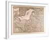 Map of Eastern Europe, 1872-null-Framed Giclee Print