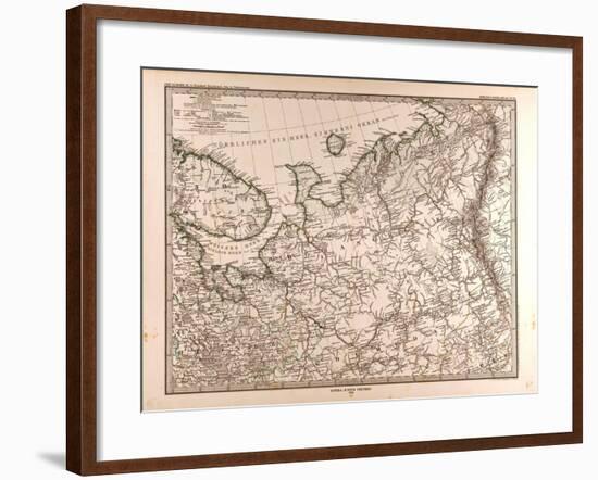 Map of Eastern Europe, 1873-null-Framed Giclee Print