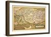 Map of Eastern Europe-Abraham Ortelius-Framed Premium Giclee Print