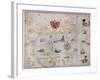 Map of Eastern North America: Florida to Chesapeake Bay-John White-Framed Giclee Print