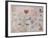 Map of Eastern North America: Florida to Chesapeake Bay-John White-Framed Giclee Print