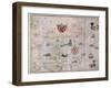 Map of Eastern North America: Florida to Chesapeake Bay-John White-Framed Giclee Print