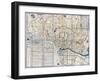 Map of Edo-null-Framed Giclee Print