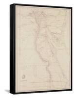 Map of Egypt, 1832-John Arrowsmith-Framed Stretched Canvas