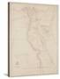 Map of Egypt, 1832-John Arrowsmith-Stretched Canvas