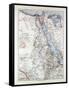 Map of Egypt Sudan 1899-null-Framed Stretched Canvas