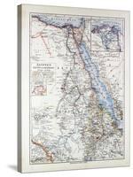 Map of Egypt Sudan 1899-null-Stretched Canvas