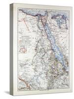 Map of Egypt Sudan 1899-null-Stretched Canvas