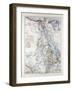 Map of Egypt Sudan 1899-null-Framed Giclee Print