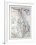 Map of Egypt Sudan 1899-null-Framed Giclee Print