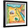 Map of Egypt-Jennifer Thermes-Framed Photographic Print