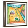 Map of Egypt-Jennifer Thermes-Framed Photographic Print