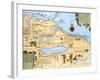 Map of El Dorado and the Amazon, 16th Century-Science Source-Framed Giclee Print