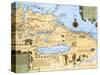 Map of El Dorado and the Amazon, 16th Century-Science Source-Stretched Canvas