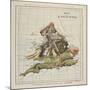 Map of England: A Modern St. George and the Dragon!!!, London, 1888-null-Mounted Giclee Print