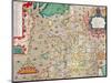 Map of England and Wales, 1579-null-Mounted Giclee Print