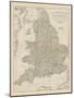 Map of England and Wales, 1790-The Vintage Collection-Mounted Giclee Print