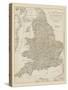 Map of England and Wales, 1790-The Vintage Collection-Stretched Canvas