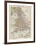 Map of England and Wales, 1870s-null-Framed Giclee Print