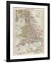 Map of England and Wales, 1870s-null-Framed Giclee Print