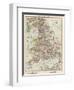 Map of England and Wales, 1870s-null-Framed Giclee Print