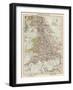 Map of England and Wales, 1870s-null-Framed Giclee Print