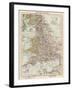 Map of England and Wales, 1870s-null-Framed Giclee Print