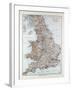 Map of England and Wales 1899-null-Framed Giclee Print