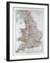 Map of England and Wales 1899-null-Framed Giclee Print