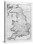 Map of England and Wales Showing Kingdoms of Saxon Heptarchy-null-Stretched Canvas