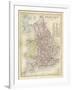 Map of England and Wales Showing Railways and Canals-James Archer-Framed Photographic Print