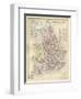 Map of England and Wales Showing Railways and Canals-James Archer-Framed Photographic Print