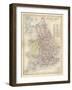 Map of England and Wales Showing Railways and Canals-James Archer-Framed Photographic Print