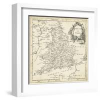 Map of England and Wales-T. Jeffreys-Framed Art Print