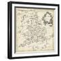 Map of England and Wales-T. Jeffreys-Framed Art Print