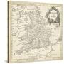 Map of England and Wales-T. Jeffreys-Stretched Canvas