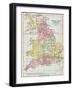 Map of England before the Norman Conquest-null-Framed Giclee Print