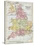 Map of England before the Norman Conquest-null-Stretched Canvas