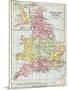 Map of England before the Norman Conquest-null-Mounted Giclee Print