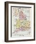 Map of England before the Norman Conquest-null-Framed Giclee Print