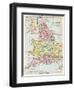 Map of England before the Norman Conquest-null-Framed Giclee Print