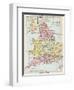 Map of England before the Norman Conquest-null-Framed Giclee Print