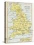 Map of England under the Romans-null-Stretched Canvas