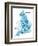 Map Of England-Vlada13-Framed Art Print