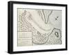 Map of Entrance of Endeavour River-James Cook-Framed Giclee Print