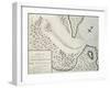 Map of Entrance of Endeavour River-James Cook-Framed Giclee Print