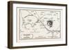 Map of Environs of Naples-null-Framed Giclee Print