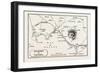 Map of Environs of Naples-null-Framed Giclee Print